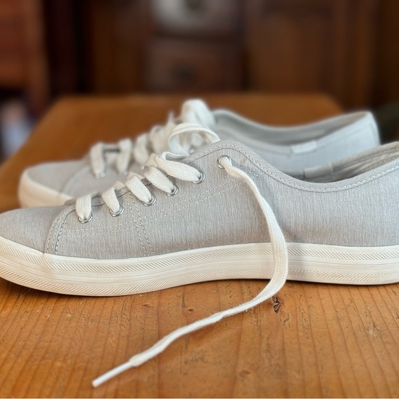 Keds Light Gray Canvas Sneakers - Picture 6 of 12